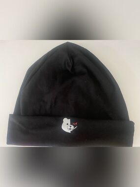 Black Beanie with Monokuma